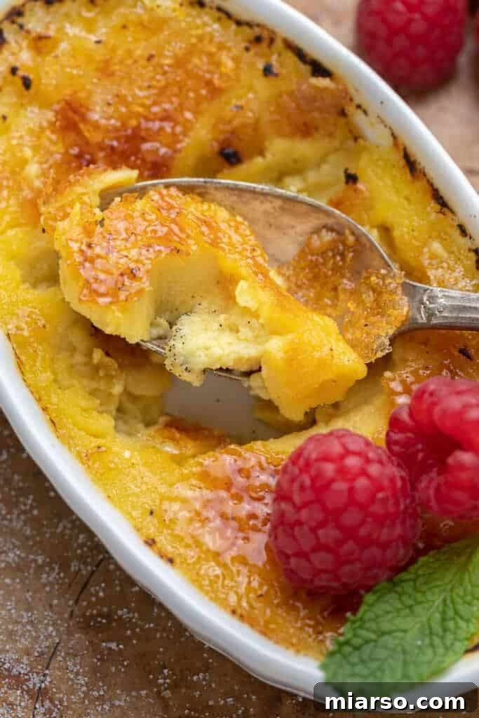 Ice cream creme brulee