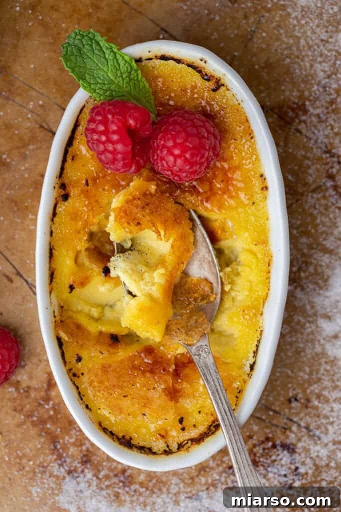 Creamy 3 ingredient creme brulee