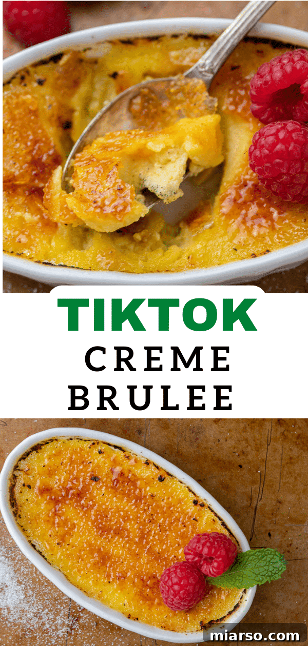 Tiktok Ice cream creme brulee