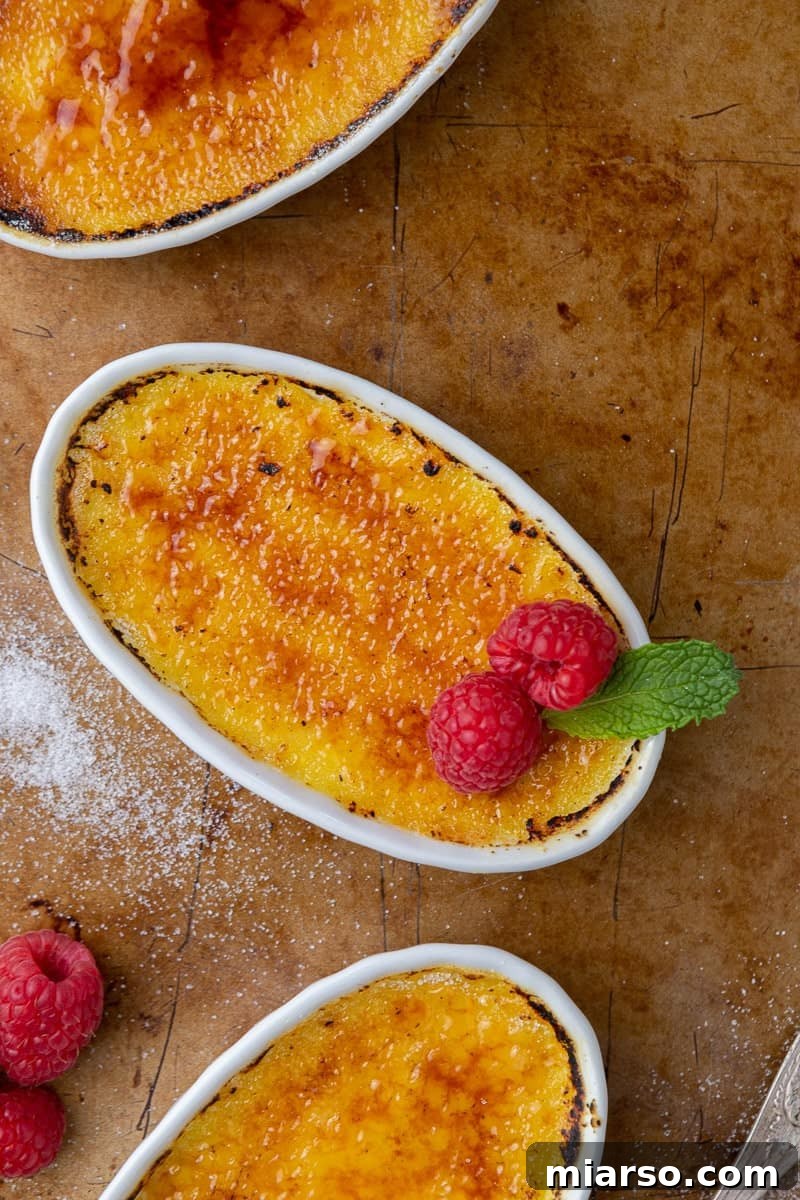 Ice cream creme brulee