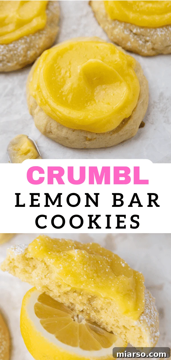 Crumbl lemon bar cookies