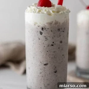 Chick-fil-A Cookies and Cream Milkshake