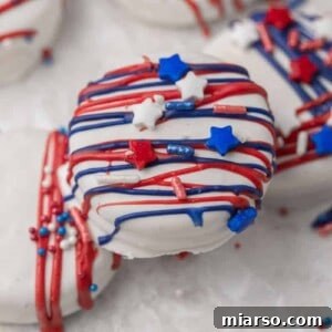 Red, White, & Blue Oreo Delights 10 4th of July Oreos
