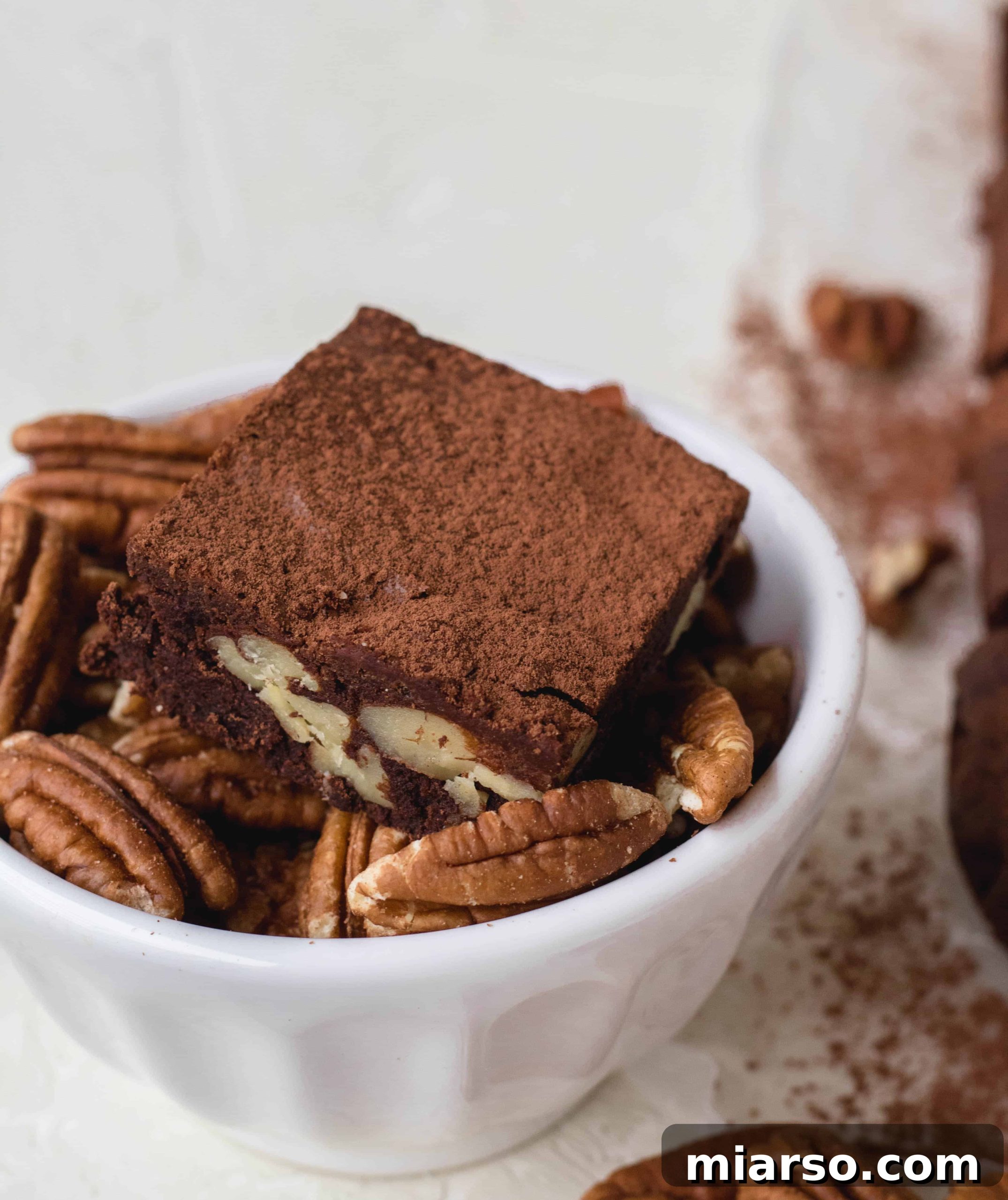 Bake Irresistibly Chewy Brownies with Cocoa Powder 4 chewy brownies from scratch using cocoa powder