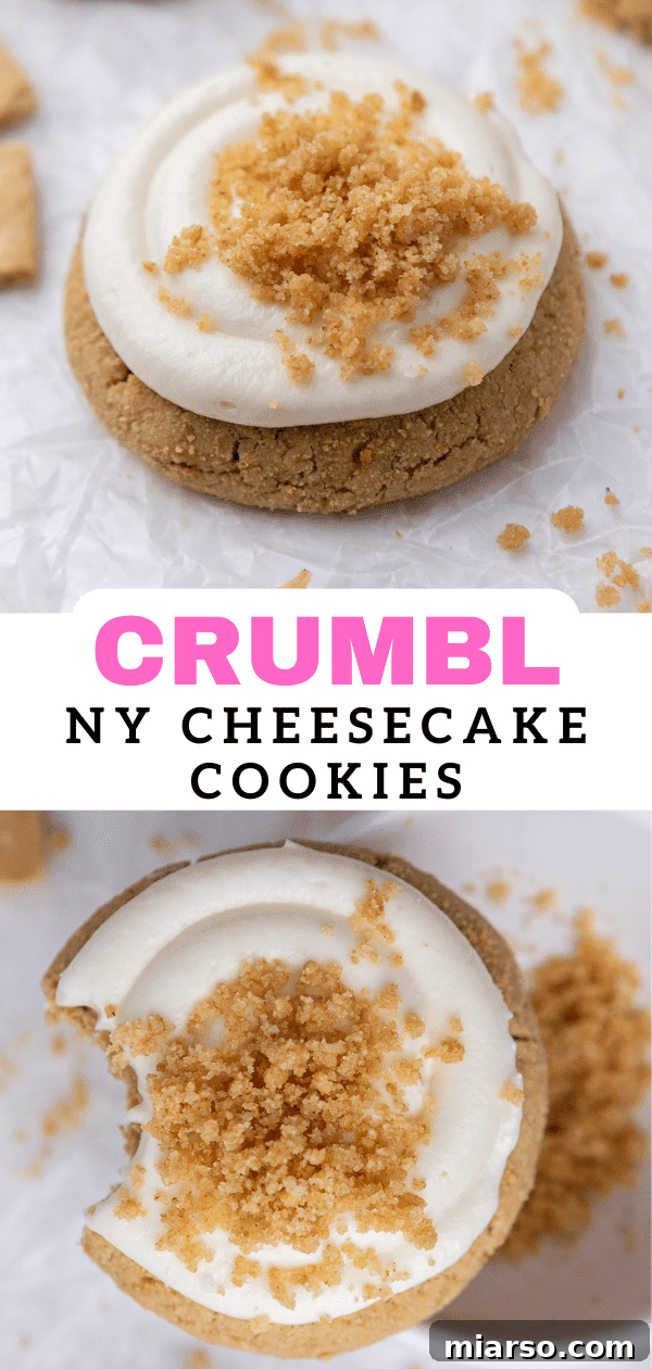 Crumbl NY cheesecake cookies