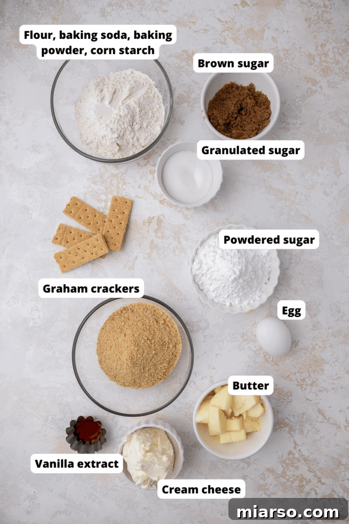 NY cheesecake cookie ingredients