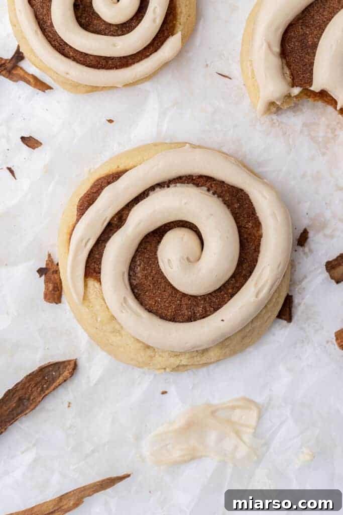 Crumbl copycat recipe for maple cinnamon roll cookies