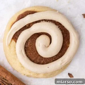 Crumbl cinnamon roll cookies