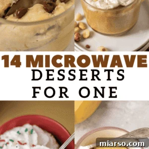 A perfectly portioned microwave brownie in a mug