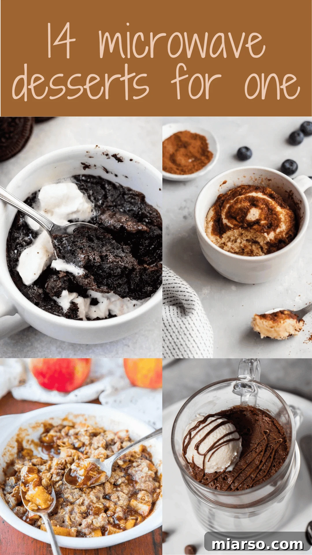 14 Instant Sweet Bites for One 19 Quick and easy microwave desserts for one inspiration