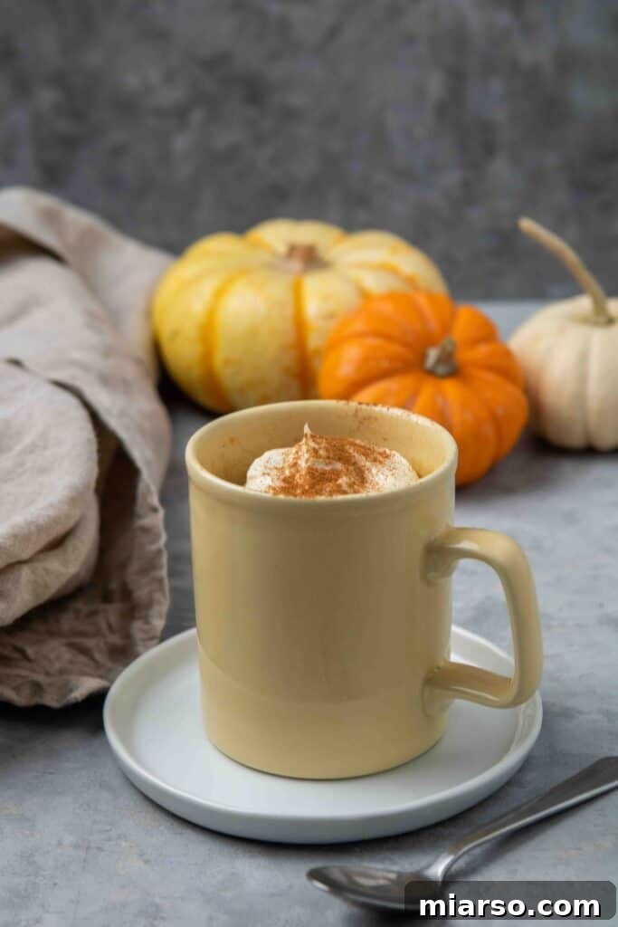 14 Instant Sweet Bites for One 5 Close up of the pumpkin cake in a yellow mug
