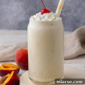 Chick Fil A peach milkshake