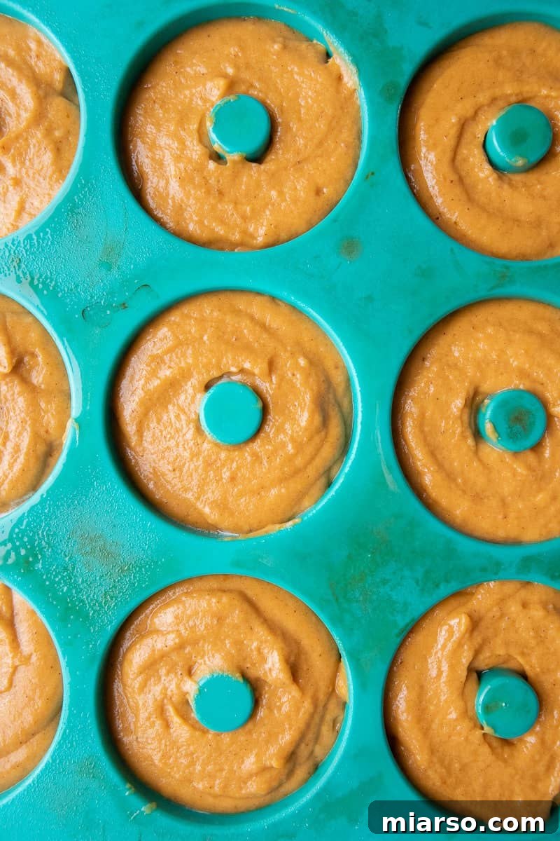 Decadent Pumpkin Spice Donut Perfection 7 Donut butter in donut mold