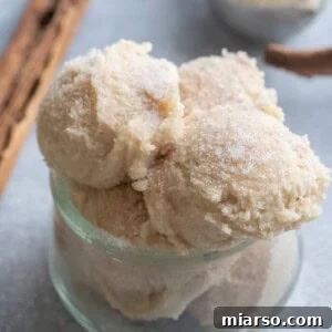 Edible snickerdoodle cookie dough