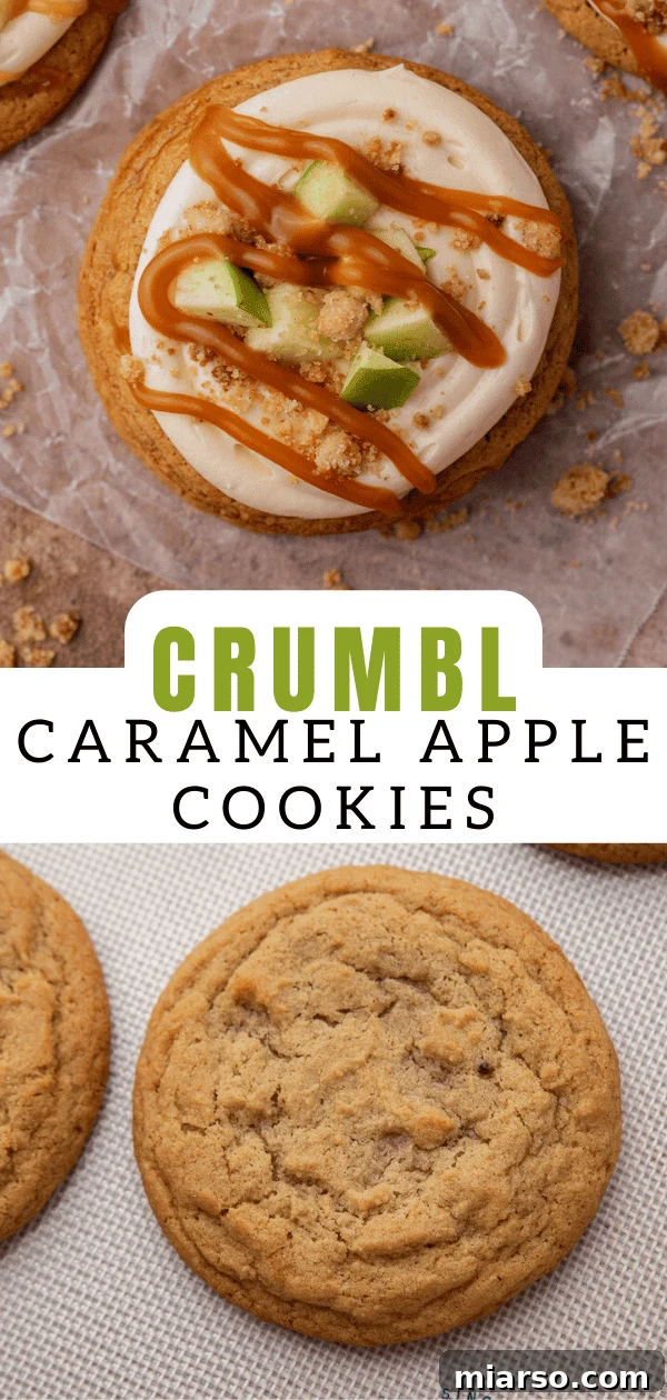 Caramel apple cookies 