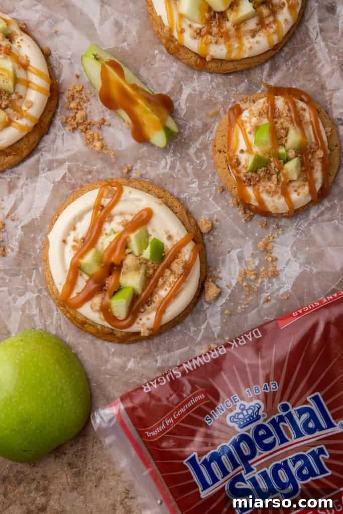 Imperial sugar with caramel apple cookies photo