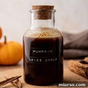 PSL syrup in bottle