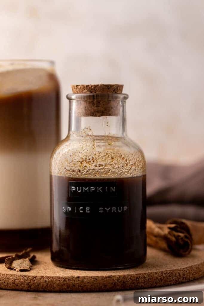 Pumpkin spice syrup 