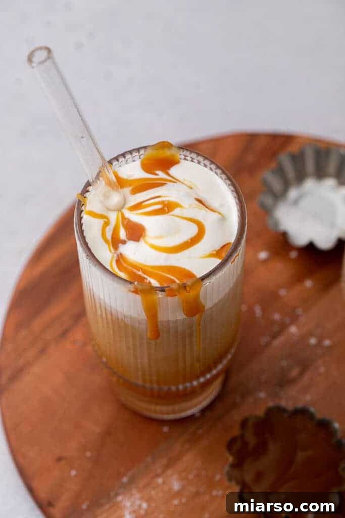 Starbucks salted caramel cold brew