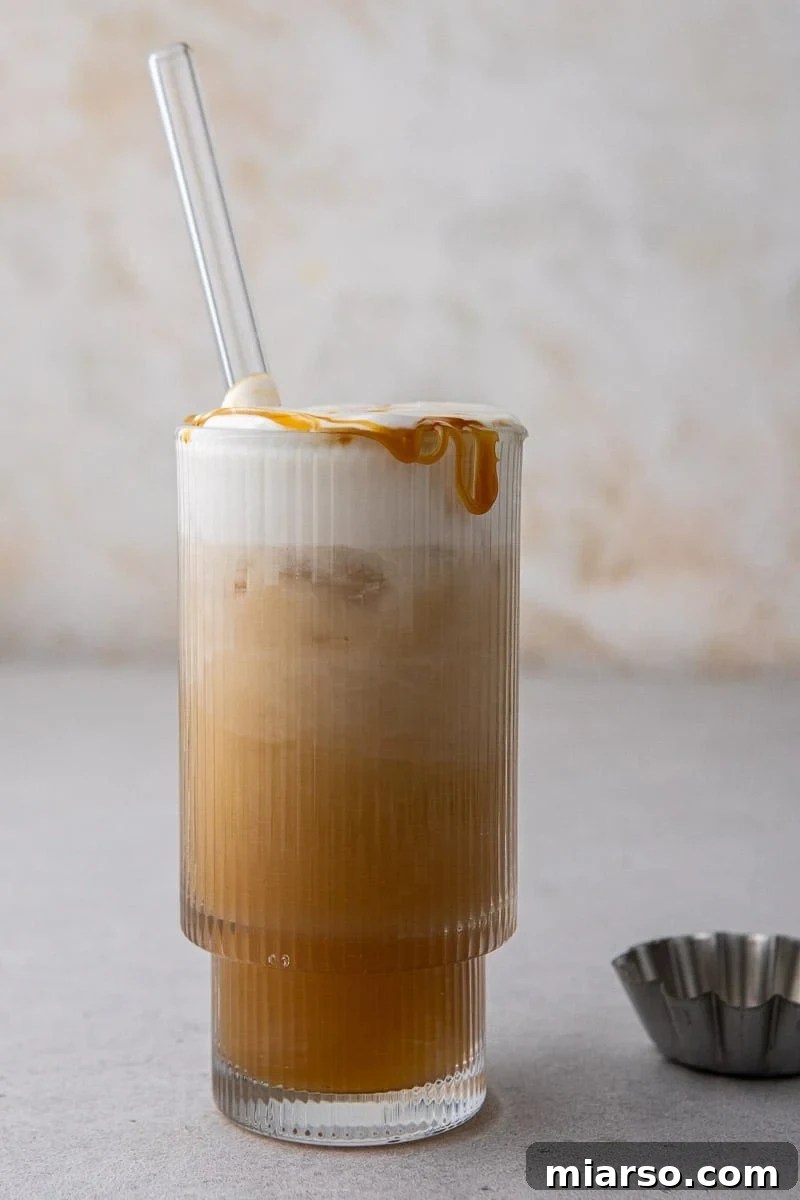 Starbucks copycat salted caramel drink