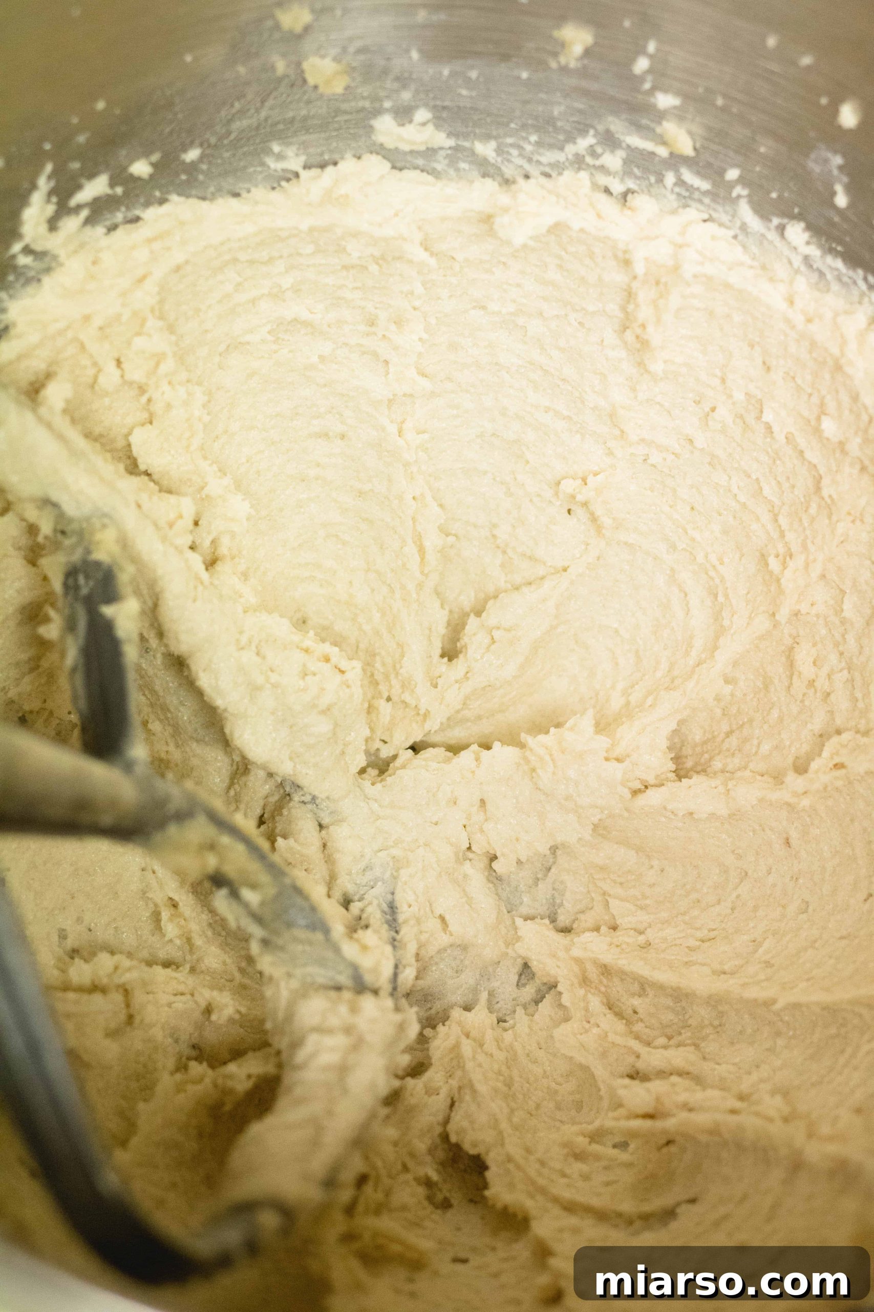 Bakery-Style Banana Walnut Muffins 10 Creaming softened butter, brown sugar, and granulated sugar in a stand mixer