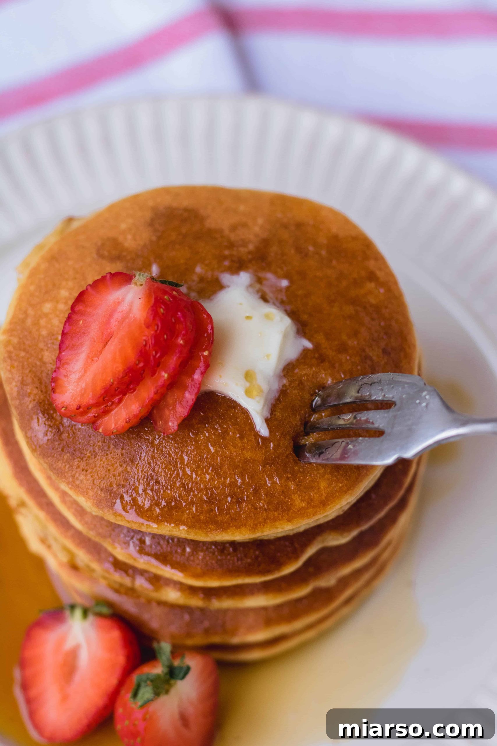 Ultimate Fluffy Almond Flour Pancakes 13 Fluffy almond flour pancakes with almond milk and fresh fruit