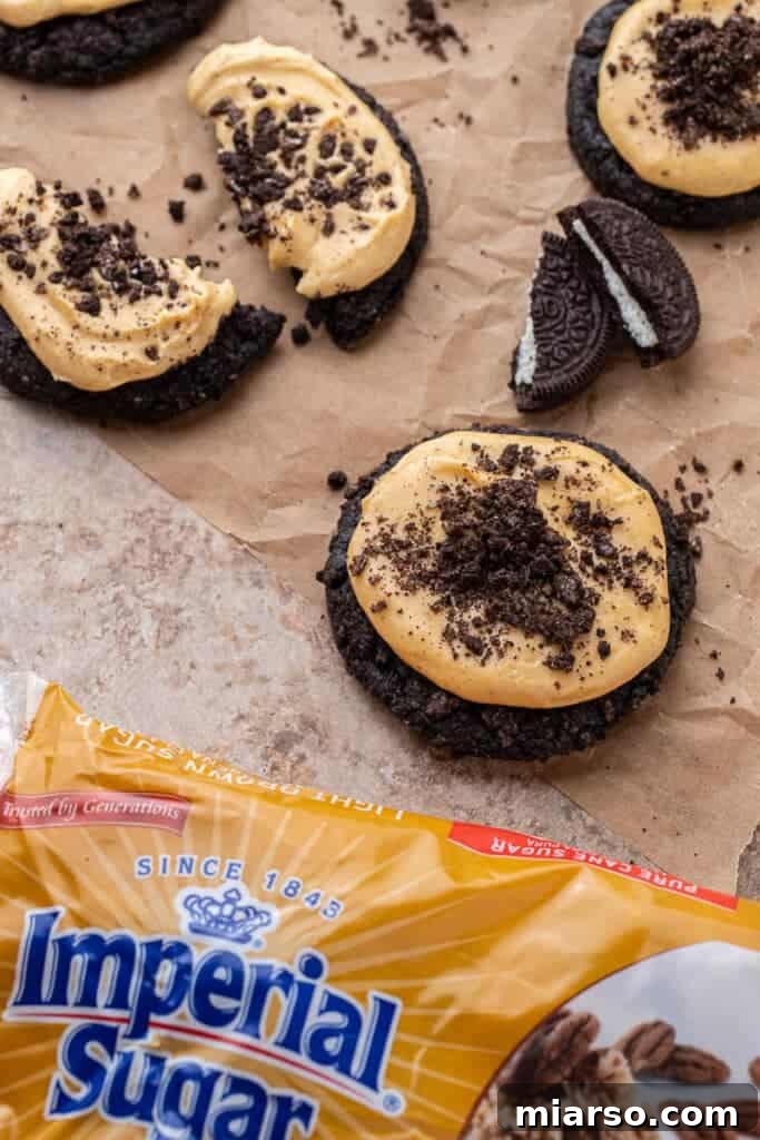 Decadent Crumbl Chocolate Pumpkin Cheesecake Cookies 13 Bag of Imperial Sugar granulated sugar