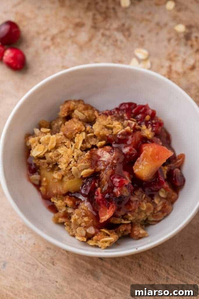 Quick and easy fruit dessert in a bowl