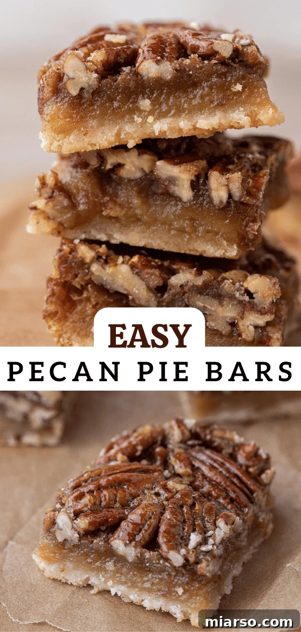 A stunning close-up of pecan pie bars, ideal for inspiring bakers and dessert lovers.