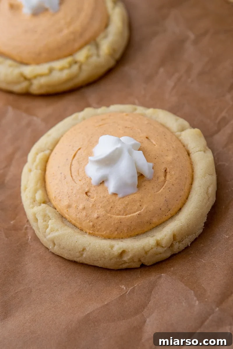 Pumpkin Pie Perfection Crumbl Style 10 Finished Crumbl pumpkin pie cookies ready to eat