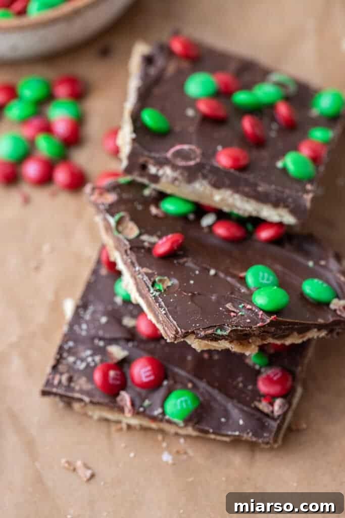 Christmas saltine cracker toffee 