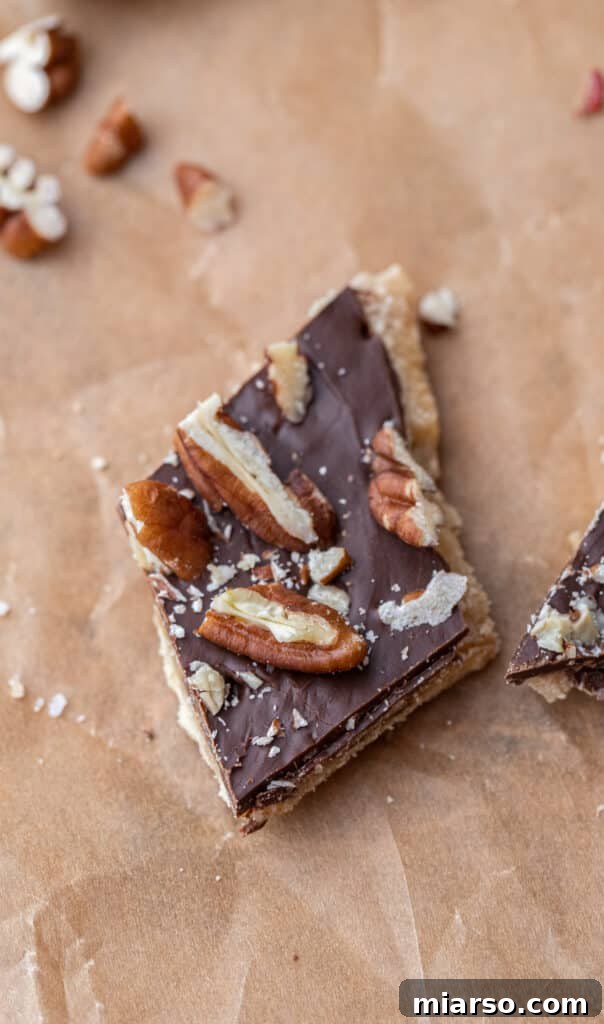 Christmas crack slice