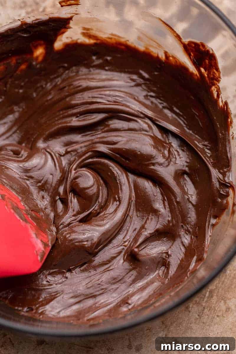 Holiday Showstopper Layered Fudge 5 Chocolate fudge in a bowl
