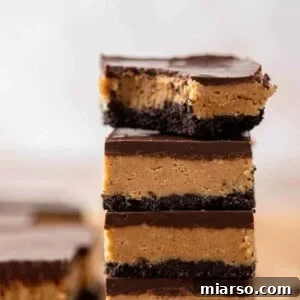 No-Bake Peanut Butter Oreo Bars 13 Peanut butter Oreo bars