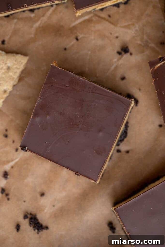 No-Bake Peanut Butter Oreo Bars 3 Slice of peanut butter oreo chocolate bar