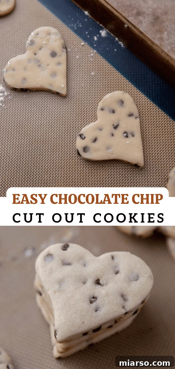 Ultimate Chocolate Chip Cut-Out Cookies 13 Pinterest collage