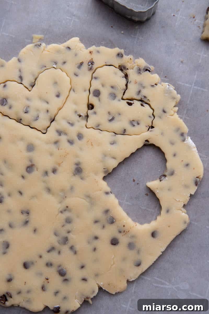 Ultimate Chocolate Chip Cut-Out Cookies 6 Chocolate chip cookie dough