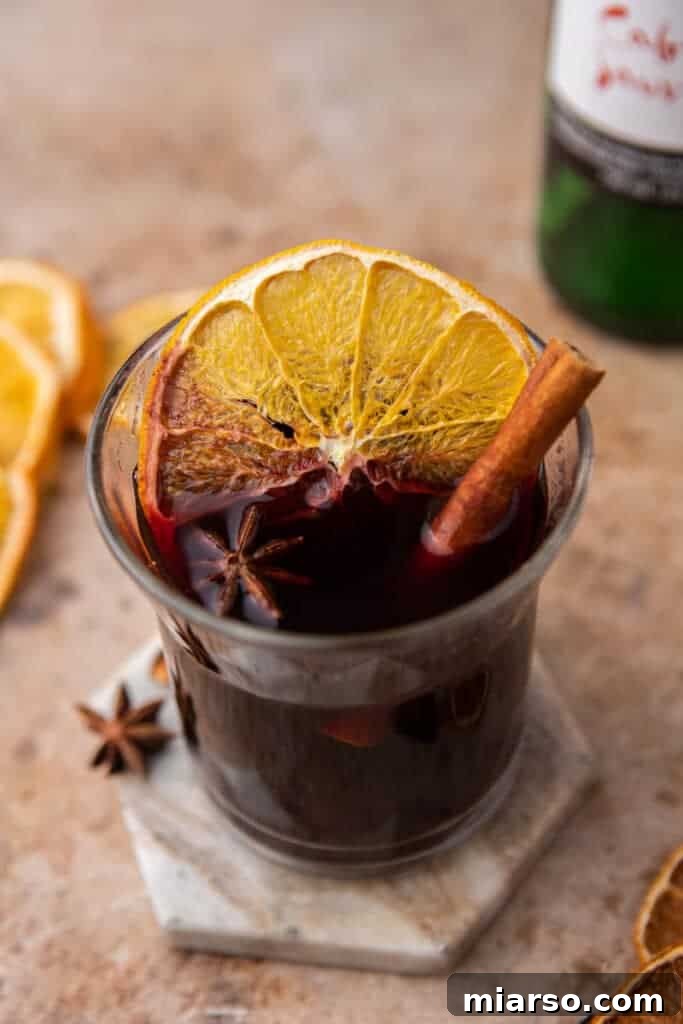 French Vin Chaud Hot mulled wine