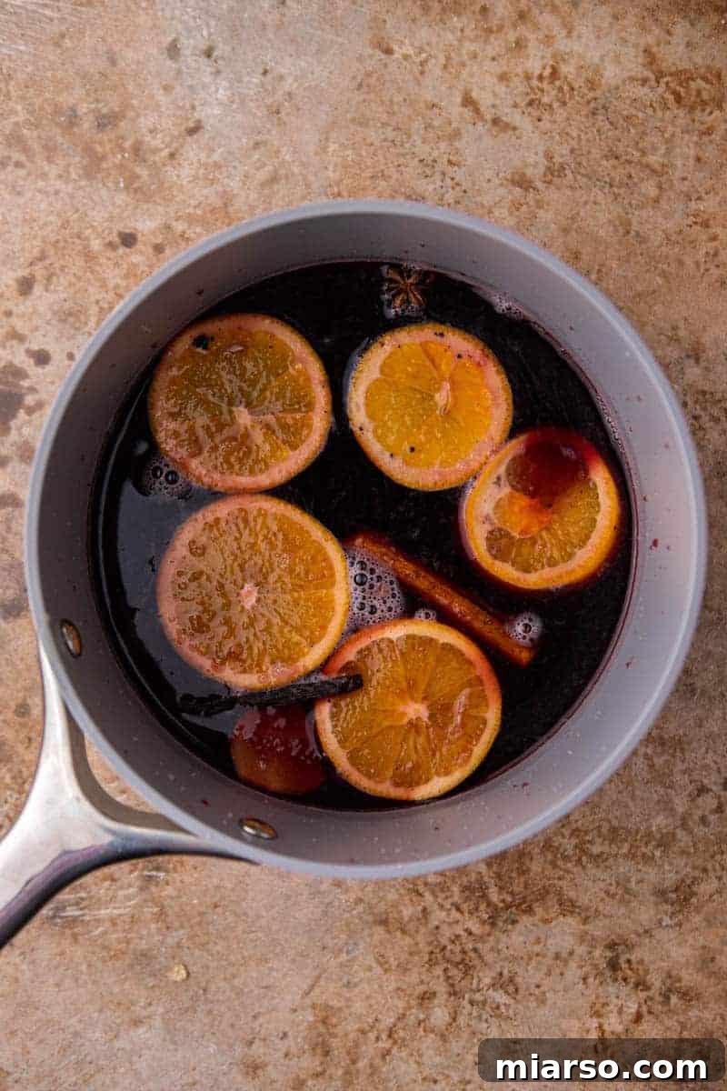 Ingredients in a pot