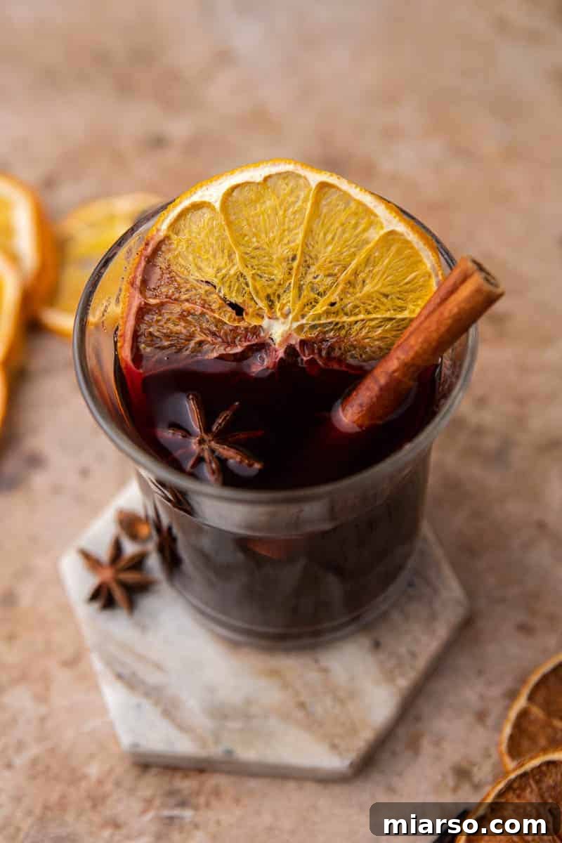 French Vin Chaud Hot mulled wine
