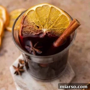 French Vin Chaud Hot mulled wine