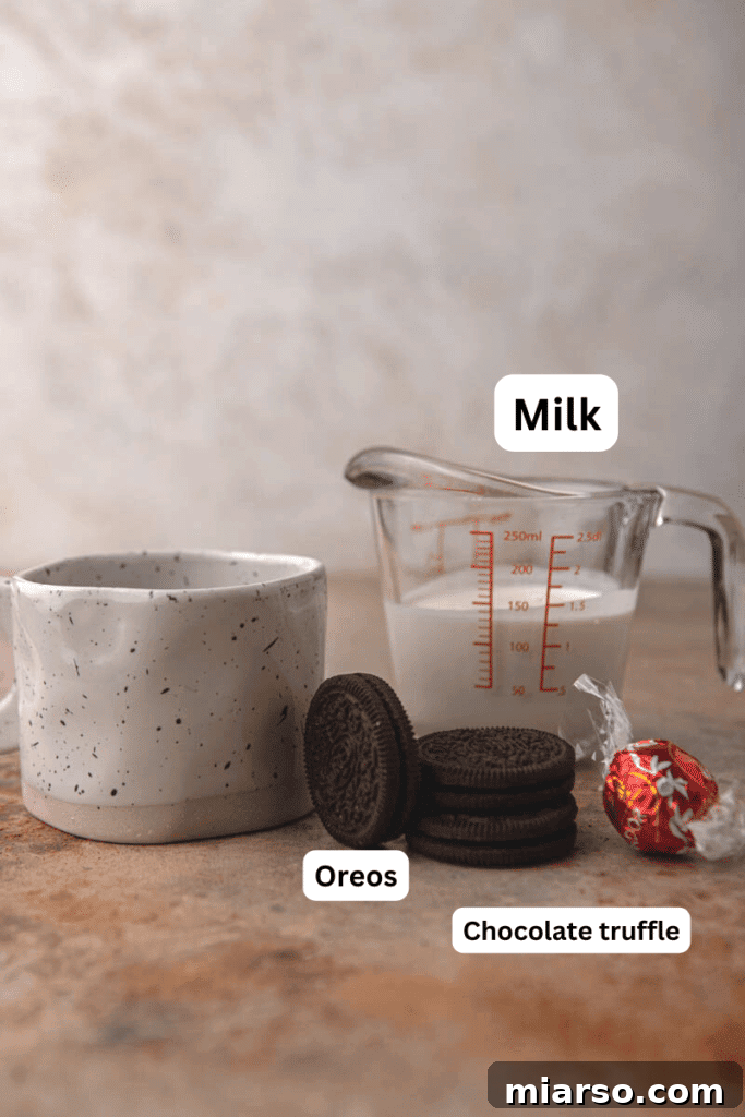 TikTok Oreo Lava Mug Cake 3 Oreo mug cake ready for a spoon