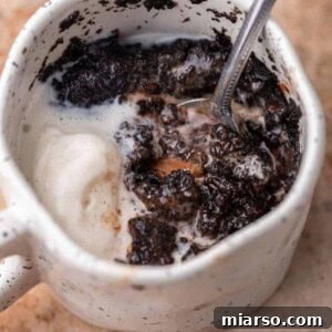 TikTok Oreo Lava Mug Cake 8 Oreo mug cake