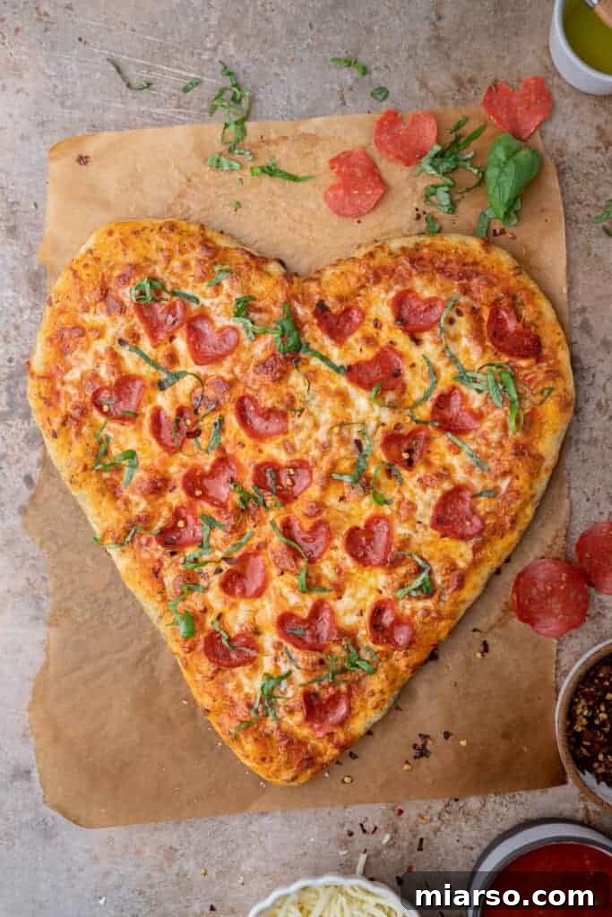 Romantic Heart-Shaped Pizza Recipe for Valentine's Day