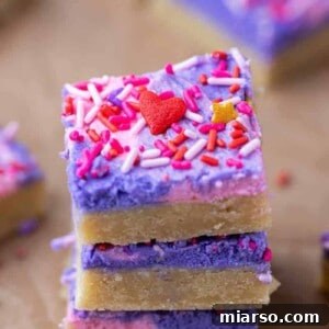 Sweetheart Sugar Cookie Bars 11 Valentine's day sugar cookie bars