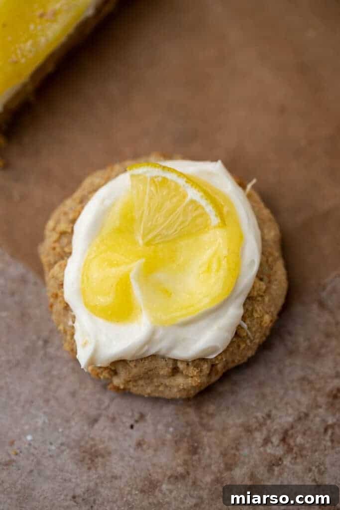 Luscious Lemon Crumbl Cheesecake Cookies 11 Small catering-sized lemon cheesecake cookie