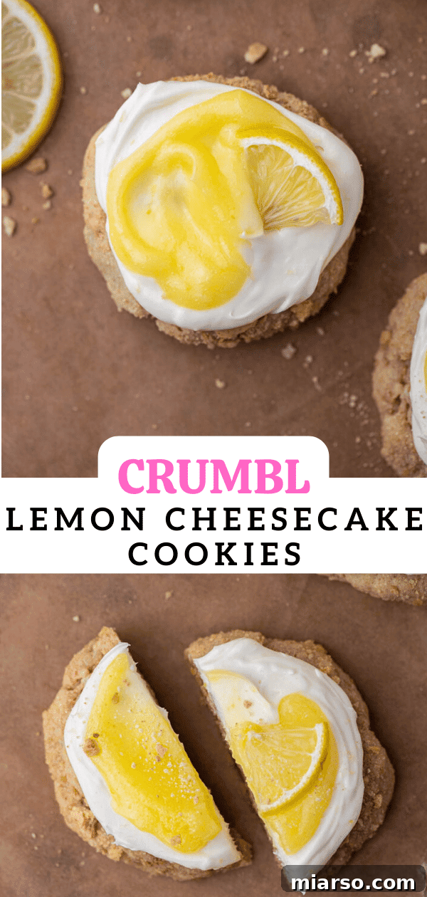 Luscious Lemon Crumbl Cheesecake Cookies 15 Crumbl lemon cheesecake cookies on a pink background