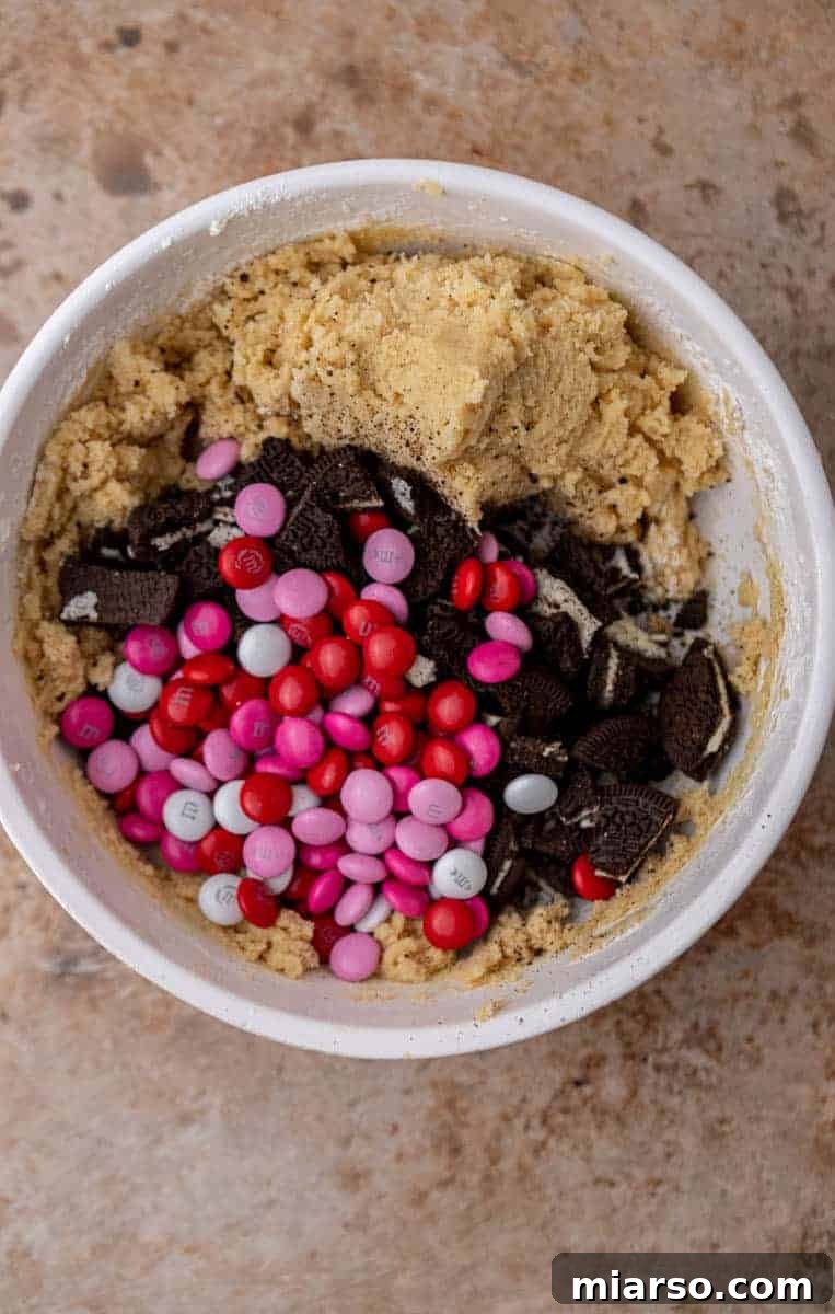 Cookie dough with mix-ins