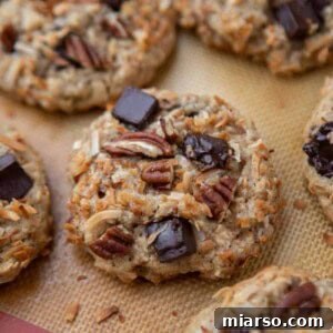 Delicious chocolate chip cowboy cookies