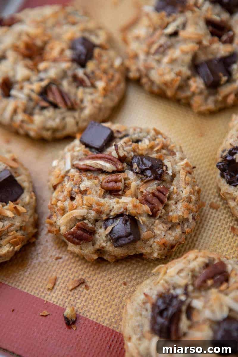Delicious chocolate chip cowboy cookies